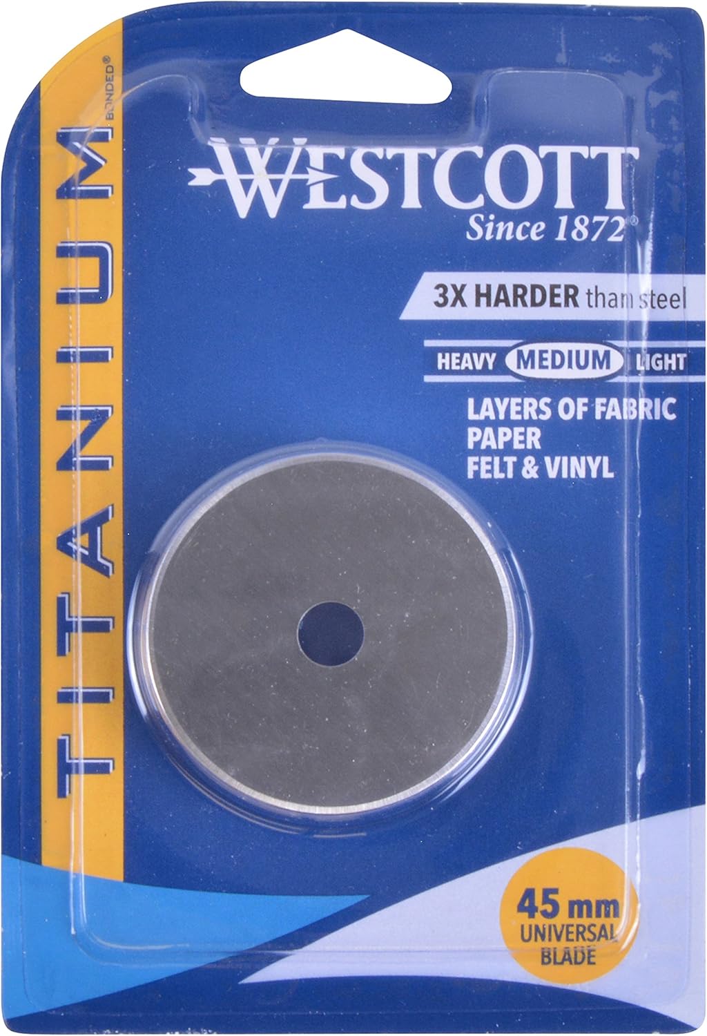 Westcott 16371 Titanium Bonded 45mm Rotary Blade