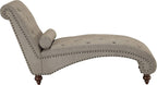 Lexicon S181162NBR-5 Lambart Brown Chaise Lounge