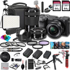 Sony a6400 Mirrorless Camera 16-50mm 55-210mm Lens Deluxe Bundle