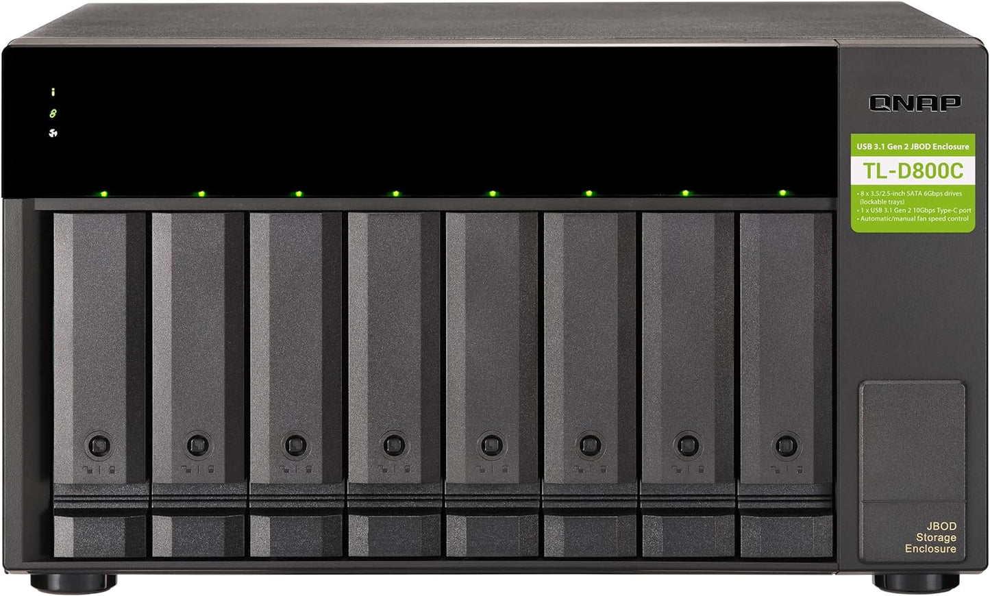 QNAP TL-D800C 8-Bay USB 3.2 Gen 2 JBOD
