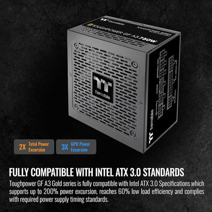 Thermaltake TTP-0750AH2FLG Toughpower GF A3 750W 80+ Gold ATX 3.0 PSU
