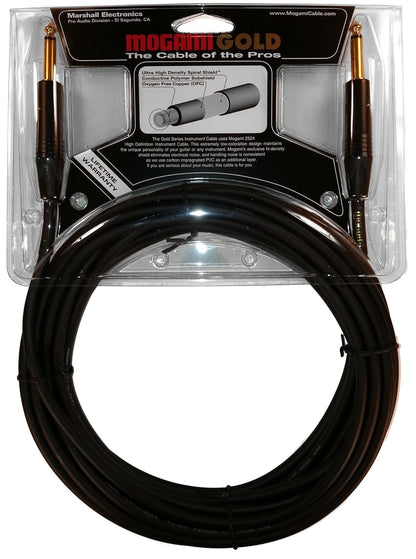Mogami Gold Instrument 25ft Guitar Cable
