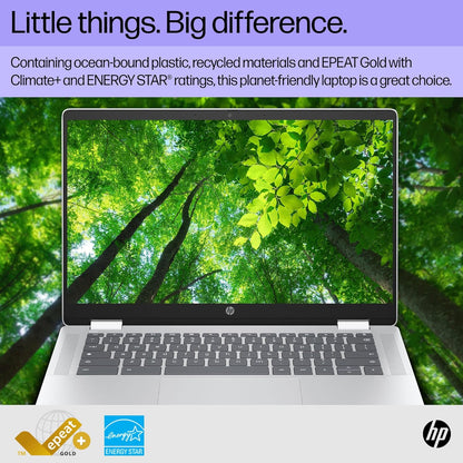 HP 9P9X3UA#ABA Chromebook x360 14" - HD Touchscreen Laptop 2024
