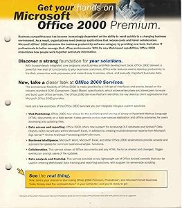 Microsoft Office 2000 Premium Suite Photodraw Frontpage