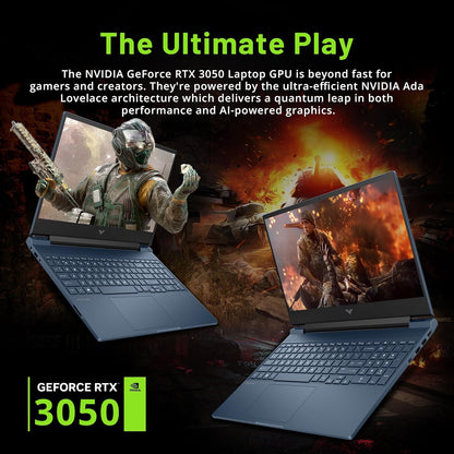 HP Victus 15.6" Gaming Laptop - i5, 16GB RAM, RTX 3050 + Docking Station