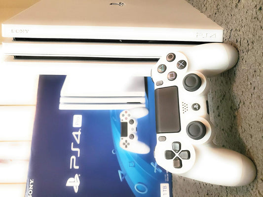 Sony 9791317 PlayStation 4 Pro 1TB - White Console (PS4)