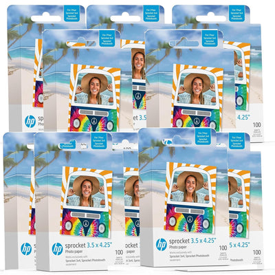 HP AMZHPZ3XK1000 Sprocket Zink Photo Paper - 1000 Pack