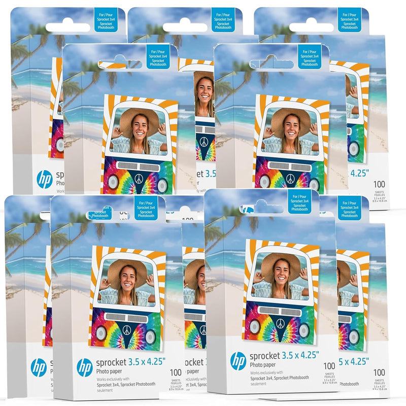 HP AMZHPZ3XK1000 Sprocket Zink Photo Paper - 1000 Pack — main product image