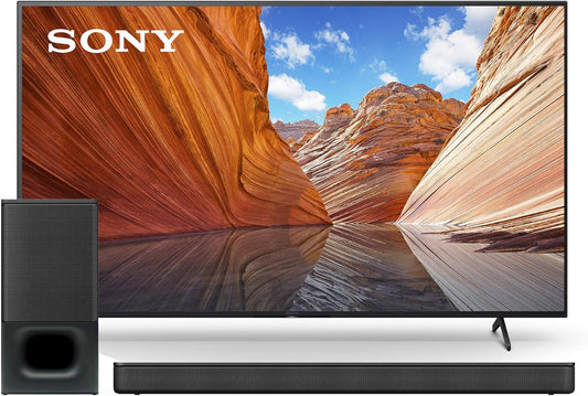 Sony X80J 75-Inch 4K Google TV HT-S350 Soundbar Bundle