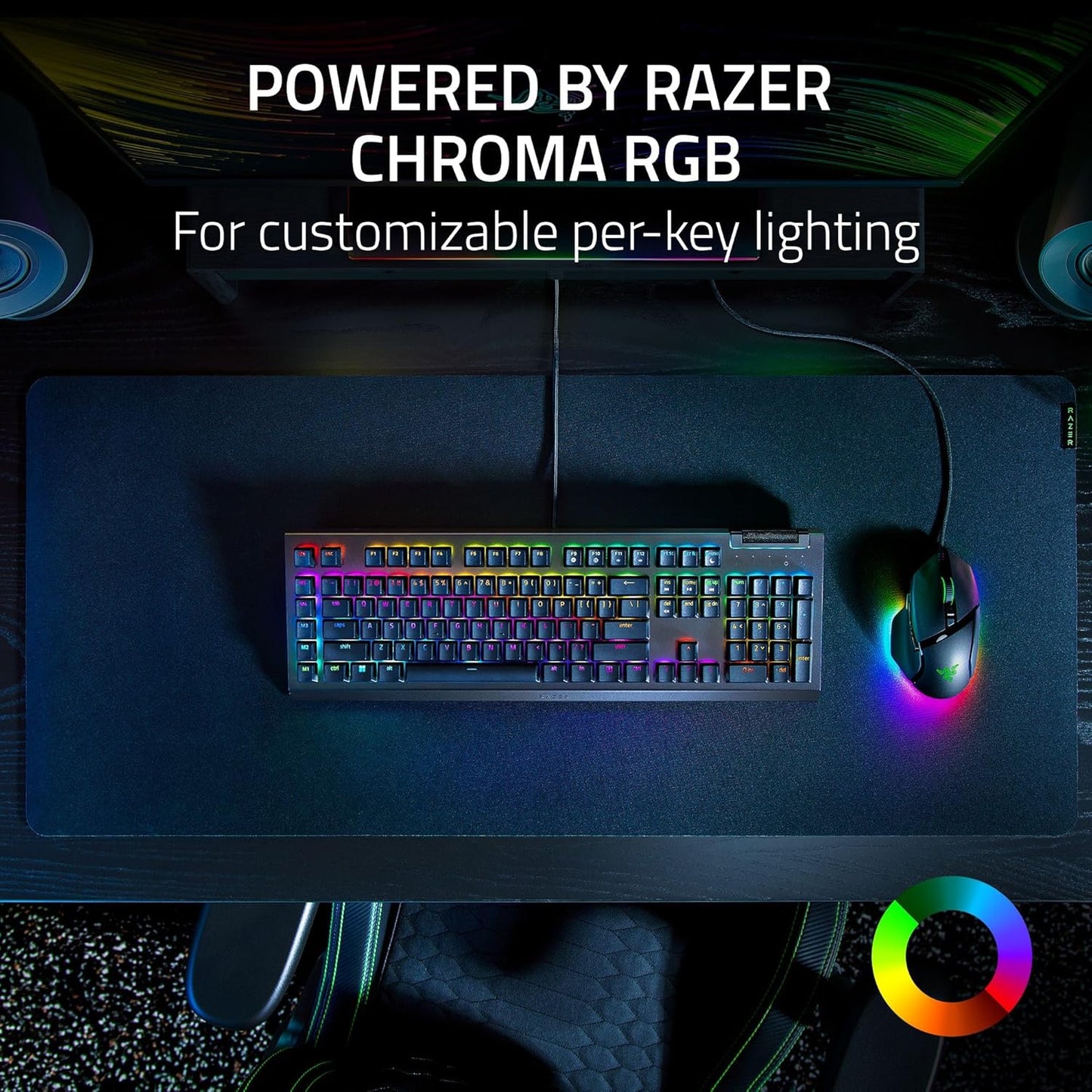 Razer RZ03-04700200-R3U1 BlackWidow V4 X Green Switch RGB Keyboard