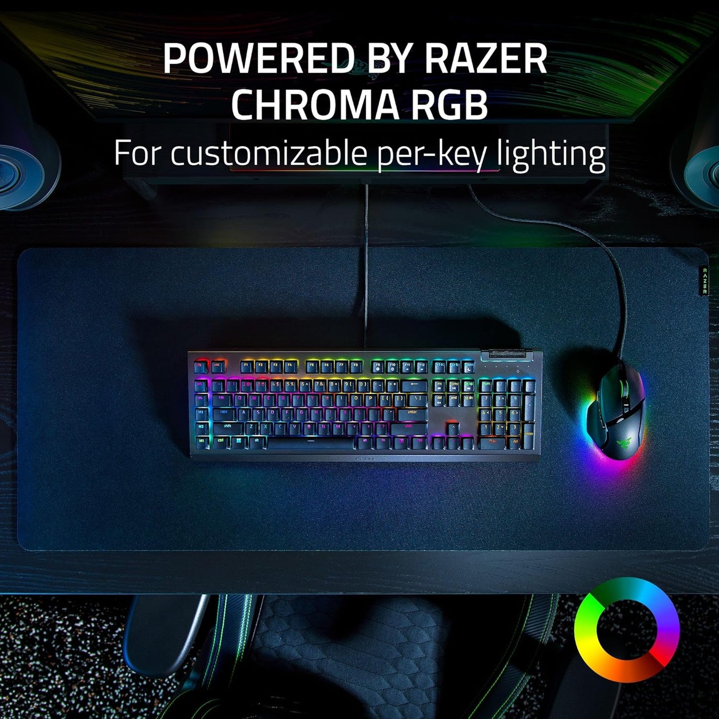 Razer RZ03-04701900-R3U1 BlackWidow V4 X Yellow Switch Keyboard