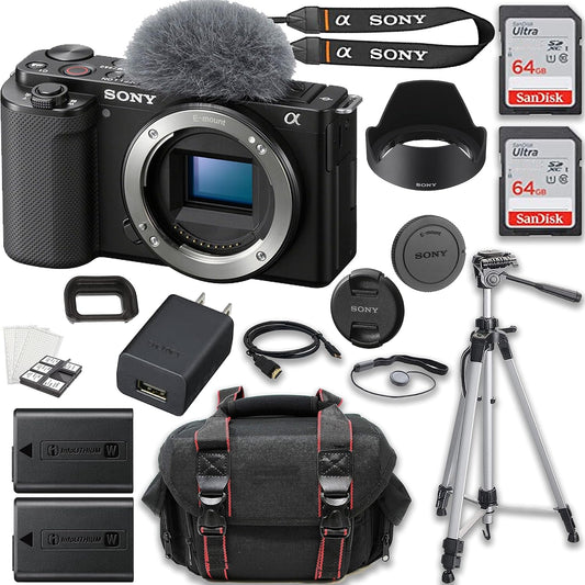 Sony ZV-E10 Mirrorless Camera Vlogging Bundle Renewed
