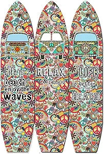 Misc Surfboard Shaped Room Divider - 3 Panel Screen