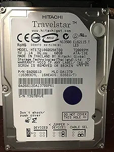 Hitachi HTE721060G9AT00 60GB 7.2K RPM 2.5" HDD