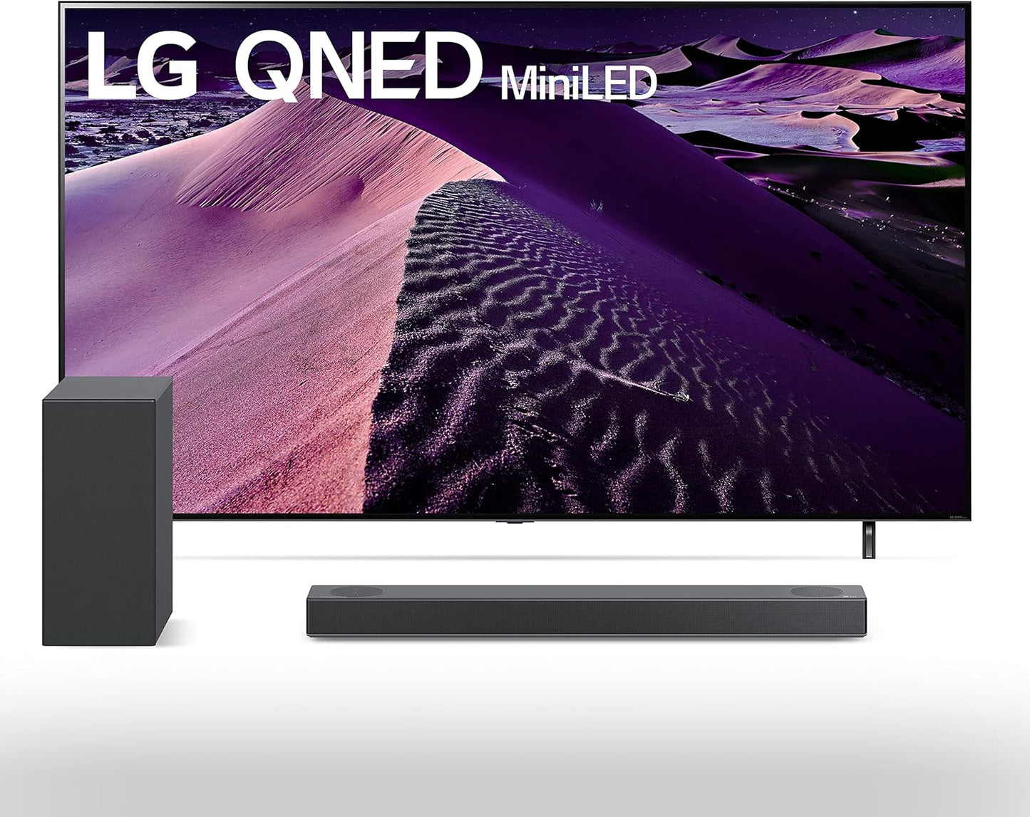 LG QNED85 86" 4K Smart TV with Alexa, QNED85UQA and S75Q Soundbar Bundle