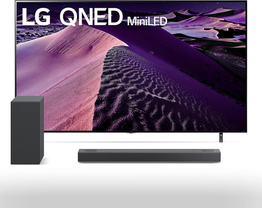 LG QNED85 86" 4K Smart TV with Alexa, QNED85UQA and S75Q Soundbar Bundle