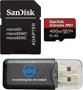 SanDisk SDSDQXCZ-400G 400GB Extreme Pro MicroSD Card
