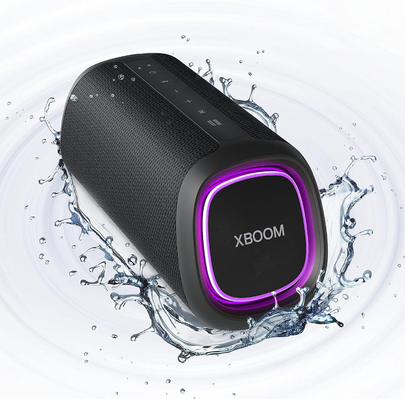 LG XG5QBK.DUSALLK Go Portable Bluetooth Speaker Black — main product image