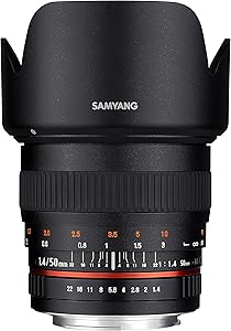 Samyang SY50M-P 50mm f/1.4 Prime Lens Pentax DSLR