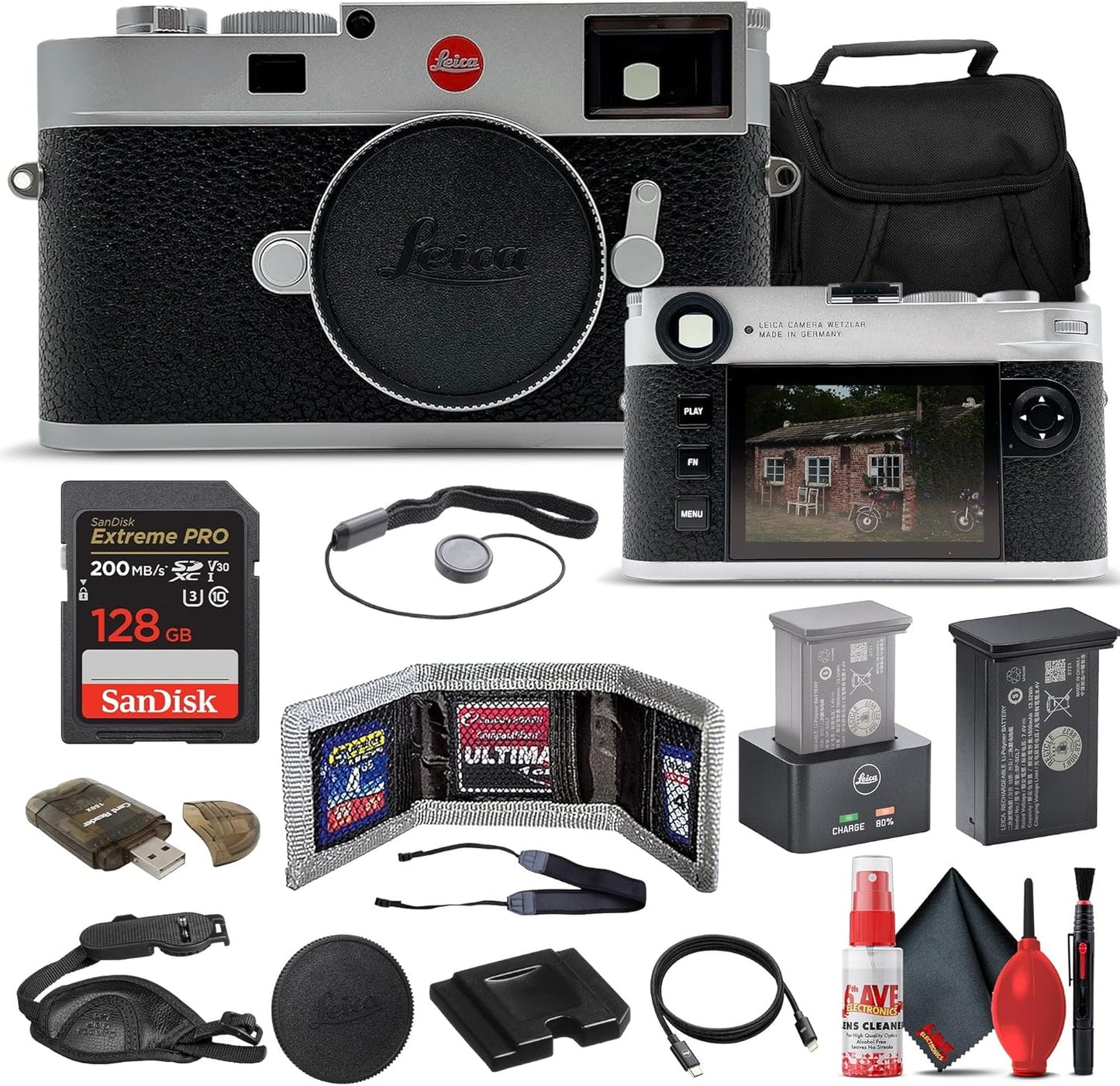 Leica 20 M11 Digital Rangefinder Camera - Silver Bundle