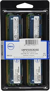 Dell SNP9F035CK2/8G 8GB DDR3 1066 Server Memory