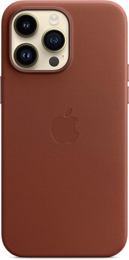 Apple iPhone 14 Pro Max Leather Case MagSafe Umber