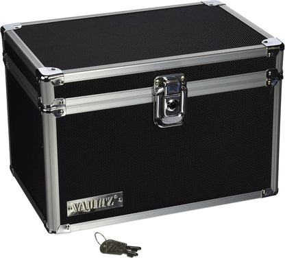 Vaultz VZ01280 Lockable Index Card Holder, 5x8 Organizer Box