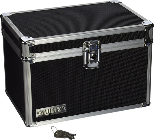 Vaultz VZ01280 Lockable Index Card Holder, 5x8 Organizer Box