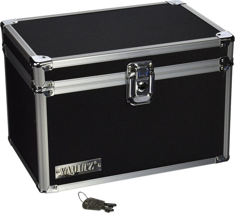 Vaultz VZ01280 Lockable Index Card Holder, 5x8 Organizer Box — main product image