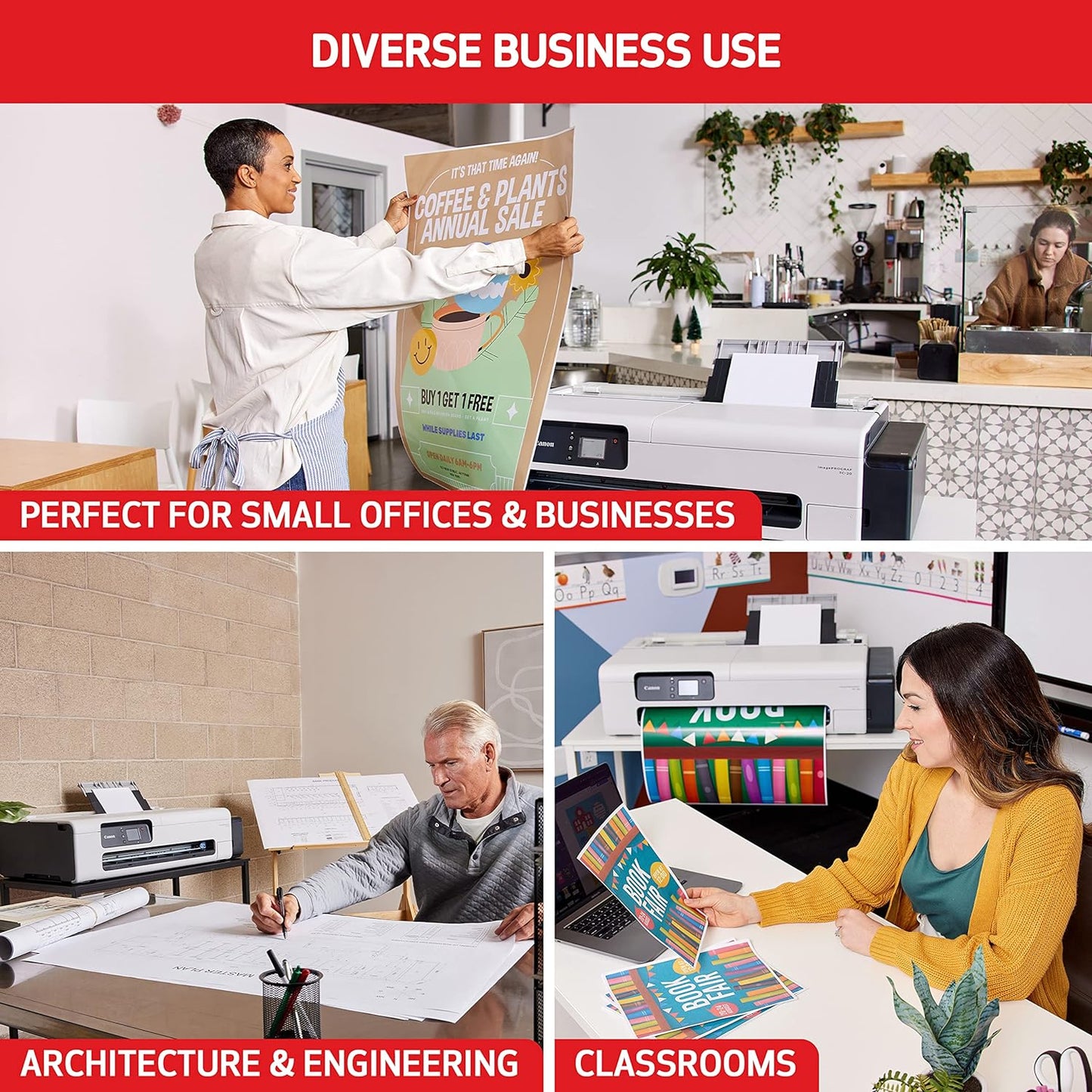 Canon 5815C002 imagePROGRAF TC-20 24" Wide Format Printer