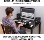 Alesis V25 MKII USB MIDI Keyboard Controller - 25 Keys, Software