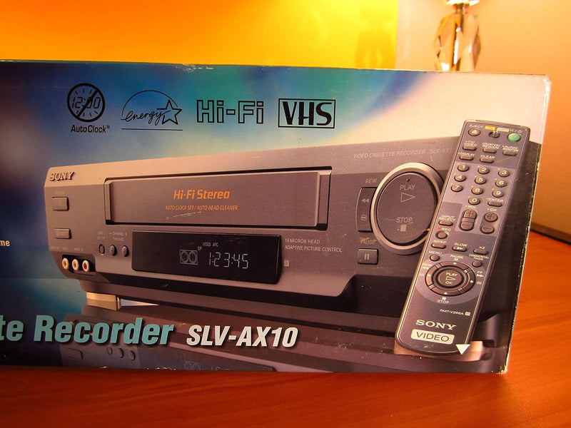 Sony SLV-AX10 VCR VHS Player Recorder — main product image