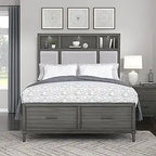 Lexicon 194840156901 Agery Gray Queen Platform Bed