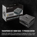 Thermaltake PS-TPD-1000FNFAGU-4 Toughpower GF3 1000W ATX 3.0 PCIe 5.0 PSU