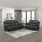 Lexicon 194840175452 Humphreys Black Reclining Living Room Set