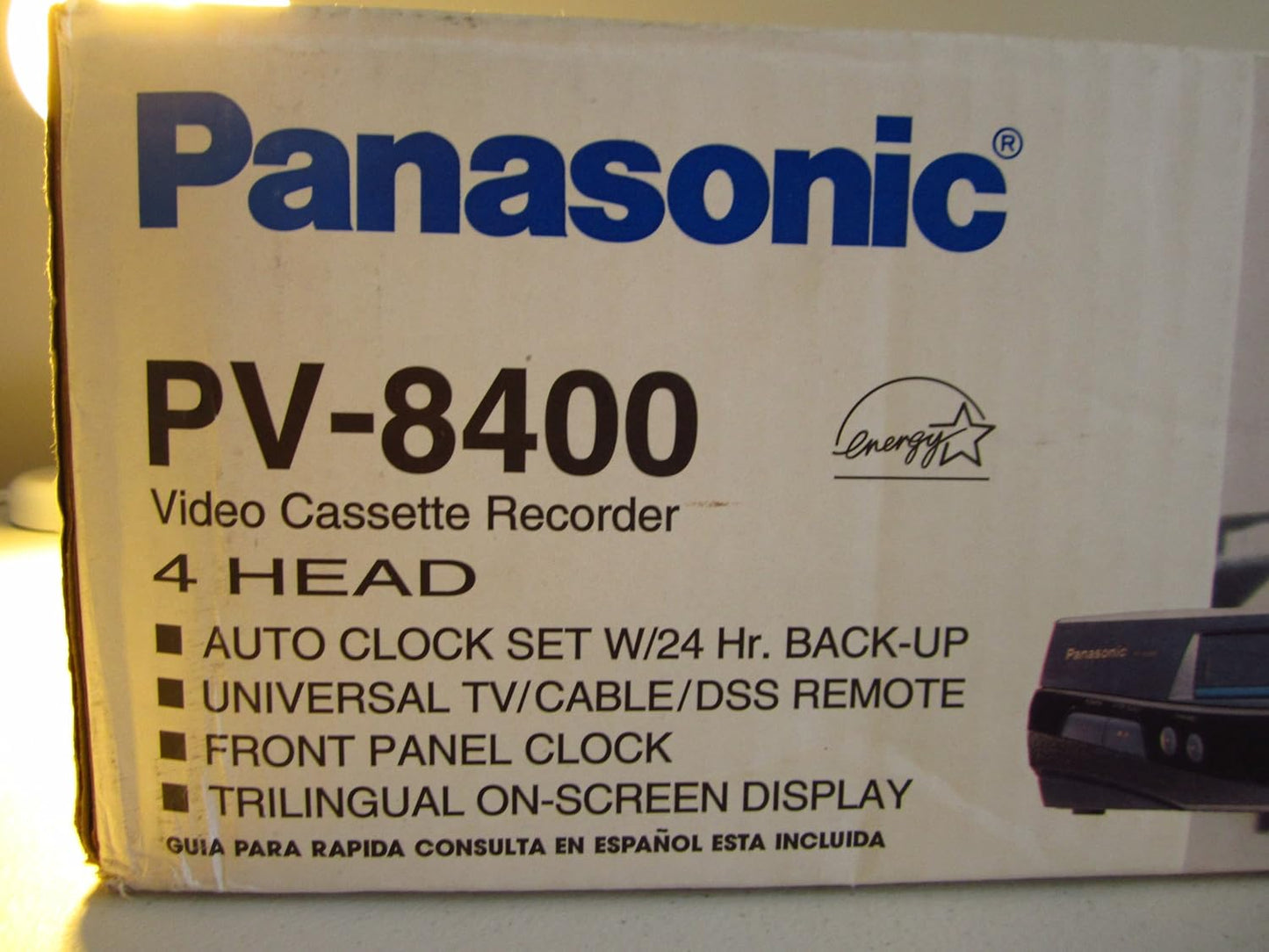 Panasonic PV-8400 VCR Video Cassette Recorder