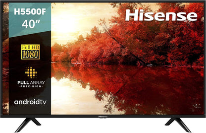 Hisense 40H5500F 40-Inch Android Smart TV Voice Remote
