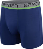 Spyder Poly Spandex Mens Performance Boxer Briefs 4-Pack