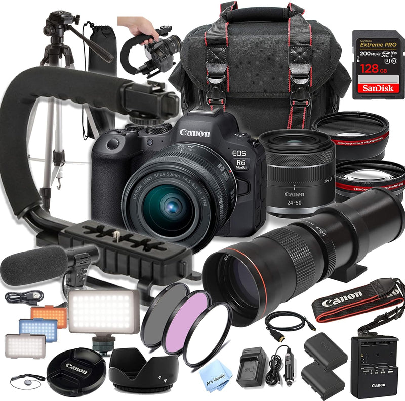Canon R6 Mark II 24-50mm Lens Telephoto Bundle Renewed — main product image