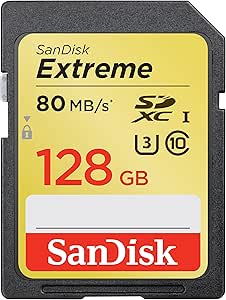 SanDisk SDSDXN-128G-G46 Extreme 128GB SDXC Card UHS-I U3