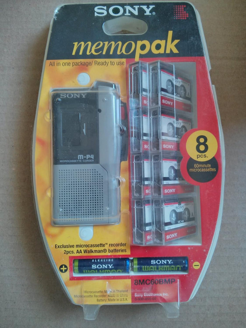 Sony M-P4 Microcassette Recorder — main product image