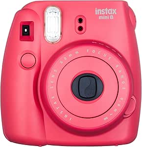 Fujifilm Instax Mini 8 Instant Camera (Raspberry) - Discontinued
