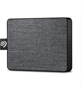Seagate STJE1000400 One Touch 1TB Portable SSD Black