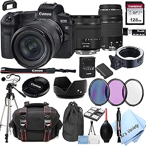 Canon EOS R Mirrorless Camera 24-105mm Lens Bundle Renewed