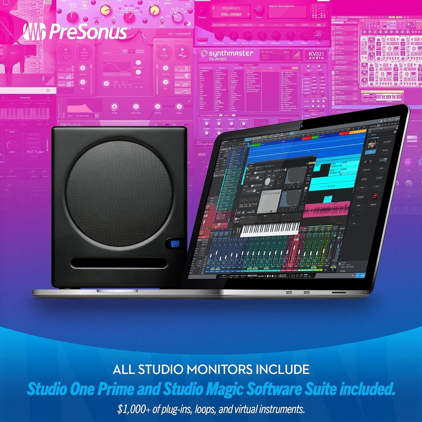 PreSonus E SUB 8 Compact Studio Subwoofer