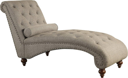 Lexicon S181162NBR-5 Lambart Brown Chaise Lounge