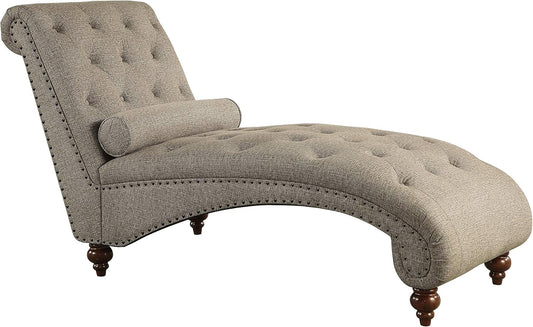 Lexicon S181162NBR-5 Lambart Brown Chaise Lounge
