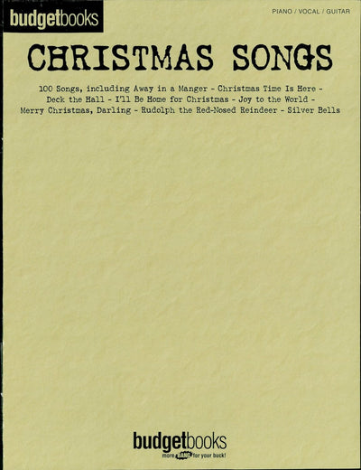 Hal Leonard Corporation Christmas Songs Budget Books