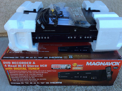 Magnavox RZV457MG9 DVD Recorder/VCR Combo