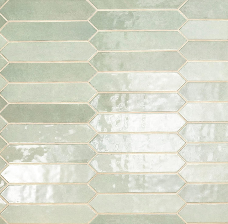 MSI Renzo Jade Ceramic Picket Wall Tile Bathroom Kitchen — main product image